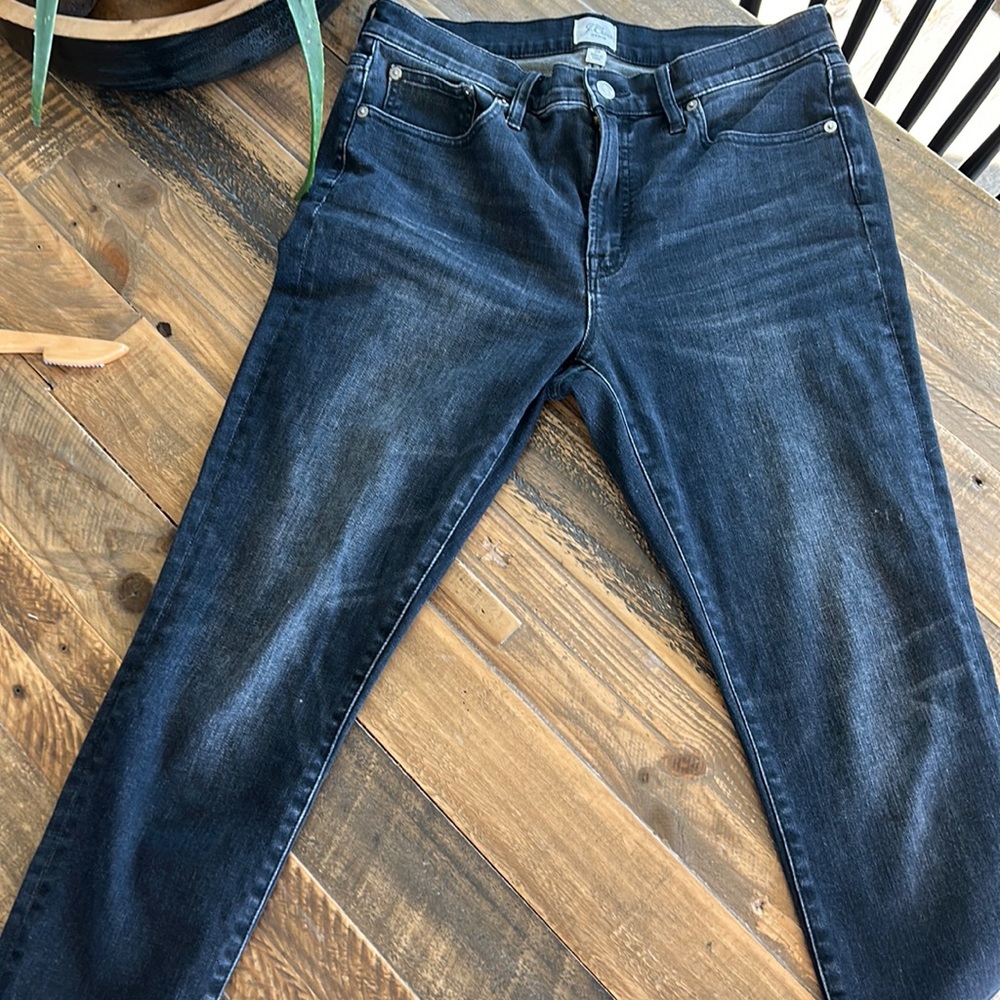 J Crew black washed out denim